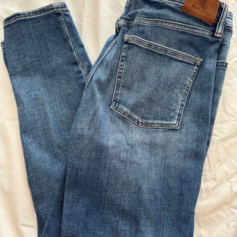 Lauren Ralph Lauren Classic Slim Straight Blue Jeans